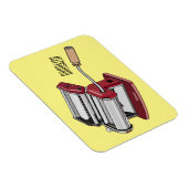 Magnet Flexible Illustration d'un fabricant de pâtes alimentaires (Côté Droit)