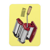 Magnet Flexible Illustration d'un fabricant de pâtes alimentaires (Vertical)