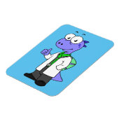 Magnet Flexible Illustration D'Un Médecin Spinosaure. (Côté Gauche)