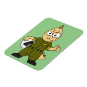 Magnet Flexible Illustration D'Un Pilote À Jet Allosaurus. (Côté Gauche)