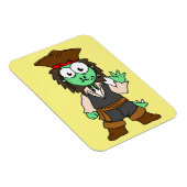 Magnet Flexible Illustration D'Un Pirate De Stegosaurus, Jack Spar (Côté Droit)