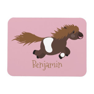 Magnet Flexible Illustration d'un poney de Shetland mignon