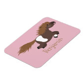 Magnet Flexible Illustration d'un poney de Shetland mignon (Côté Gauche)