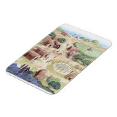 Magnet Flexible Illustration d'un village natif américain (Côté Gauche)