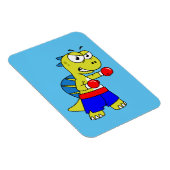 Magnet Flexible Illustration D'Une Boxe De Spinosaurus. (Côté Droit)