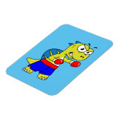 Magnet Flexible Illustration D'Une Boxe De Spinosaurus. (Côté Gauche)