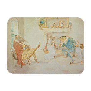 Magnet Flexible Illustration 'd'une grenouille qu'il un Go