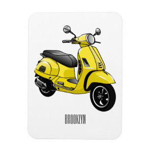Magnet Flexible Illustration d'une moto cyclable
