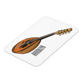 Magnet Flexible Illustration en mandoline (Côté Gauche)