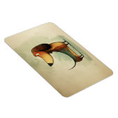Magnet Flexible Illustration fantaisiste de teckel mignon (Côté Droit)