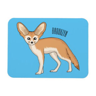 Magnet Flexible Illustration Fennec fox