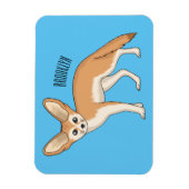 Magnet Flexible Illustration Fennec fox (Vertical)