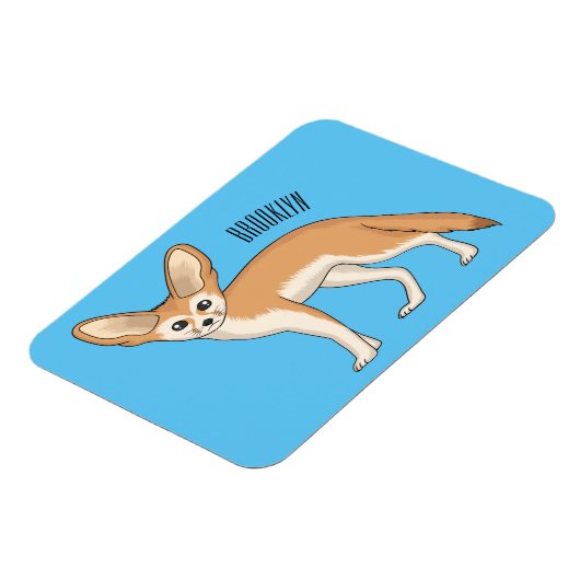 Magnet Flexible Illustration Fennec fox (Côté Gauche)