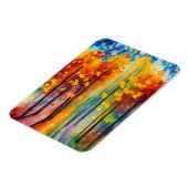 Magnet Flexible illustration forestière colorée (Côté Gauche)