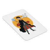 Magnet Flexible Illustration HARRY POTTER™ et Hedwig (Côté Droit)