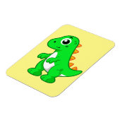 Magnet Flexible Illustration Mignonne Du Tyrannosaurus Rex. (Côté Gauche)
