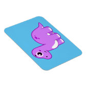 Magnet Flexible Illustration Mignonne D'Un Brontosaurus Dinosaure. (Côté Droit)