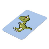 Magnet Flexible Illustration Mignonne D'Un Rex Tyrannosaurus. (Côté Gauche)
