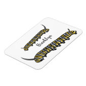 Magnet Flexible Illustration Monarch caterpillar (Côté Gauche)