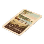 Magnet Flexible Illustration North Stradbreak Island Australie (Côté Gauche)