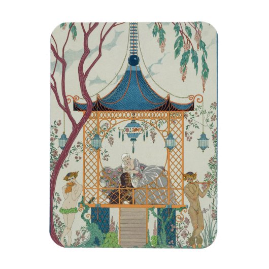 Magnet Flexible Illustration pour 'Fetes Galantes' de Paul Verlain (Vertical)