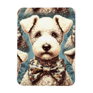 Magnet Flexible Illustration Retro Bedlington Terrier