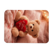 Magnet Flexible Illustration romantique de la Saint-Valentin avec (Horizontal)
