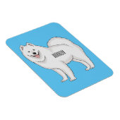 Magnet Flexible Illustration Samoyed dog (Côté Droit)