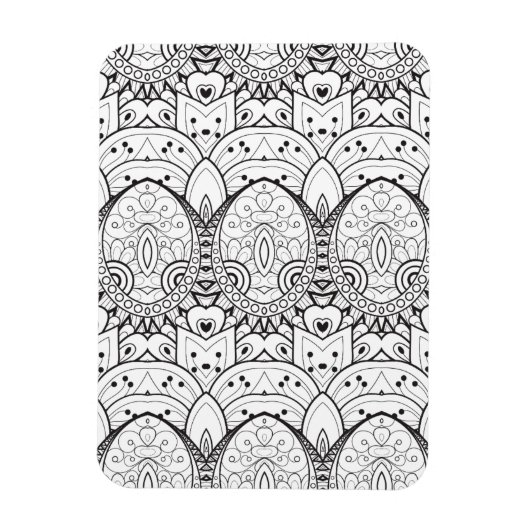 Magnet Flexible Illustration tribale inspirée (Vertical)