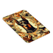 Magnet Flexible Illustration vintage Doberman (Côté Droit)