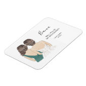 Magnet Flexible Illustré Serez-vous mon aimant de servante (Côté Gauche)