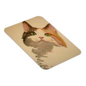 Magnet Flexible I'm All Ears: Calico Cat Portrait (Côté Droit)