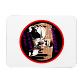 Magnet Flexible Imã flexível Basketball is a part of me (Horizontal)