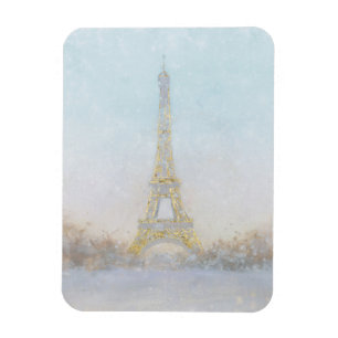 Magnet Flexible Image de l'aquarelle d'Eiffel Towe