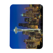 Magnet Flexible Image de Seattle Skyline le matin. (Vertical)