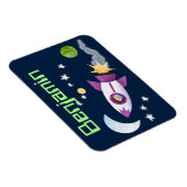 Magnet Flexible Image d'un mignon garçon en fusées (Côté Droit)