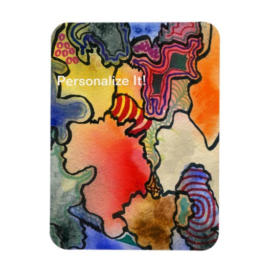 Magnet Flexible Image libre du cool abstrait et des cellules de co (Vertical)