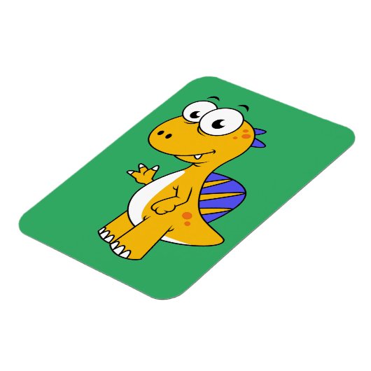 Magnet Flexible Image Mignonne D'Un Spinosaure. 2 (Côté Gauche)