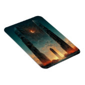 Magnet Flexible Imaginaire Black Gate Sci-Fi Art (Côté Droit)