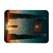 Magnet Flexible Imaginaire Black Gate Sci-Fi Art (Horizontal)