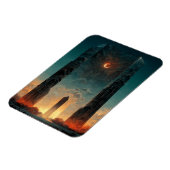 Magnet Flexible Imaginaire Black Gate Sci-Fi Art (Côté Gauche)