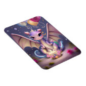 Magnet Flexible Imaginaire Cute Kawaii bébé dragon (Côté Droit)