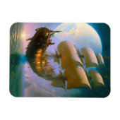 Magnet Flexible Imaginaire de navire volant (Horizontal)
