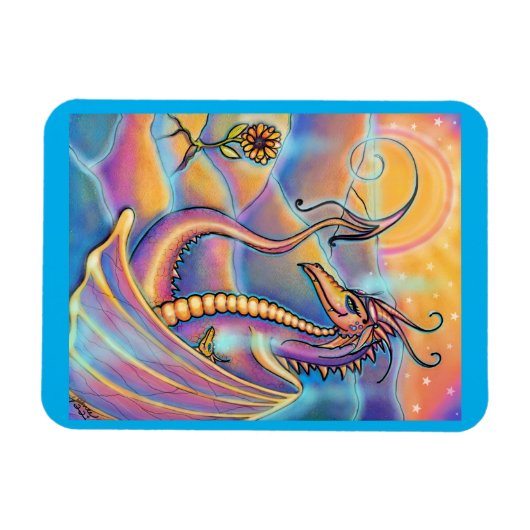 Magnet Flexible Imaginaire Dragon Par Renee L. Lavoie (Horizontal)