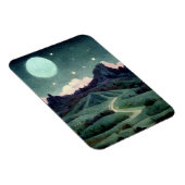 Magnet Flexible Imaginaire du paysage lunaire (Côté Droit)