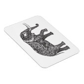 Magnet Flexible Imaginaire Eléphant Doodle (Côté Droit)