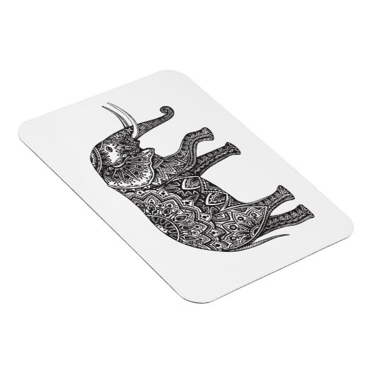 Magnet Flexible Imaginaire Eléphant Doodle (Côté Droit)