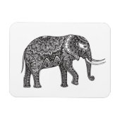 Magnet Flexible Imaginaire Eléphant Doodle (Horizontal)