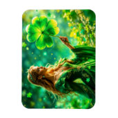 Magnet Flexible Imaginaire fée St Patrick Day folklore irlandais a (Vertical)
