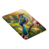 Magnet Flexible Imaginaire Turquoise à ailes vert (Côté Droit)